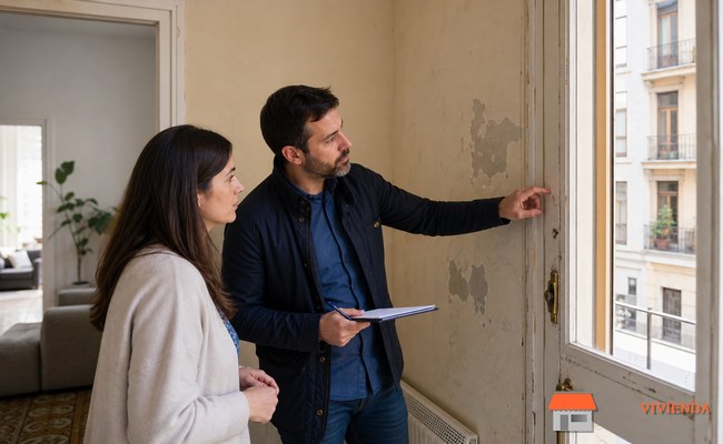 Revision tecnica de vivienda antes de una posible reforma inspeccion de vivienda usada antes de comprar para calcular reforma